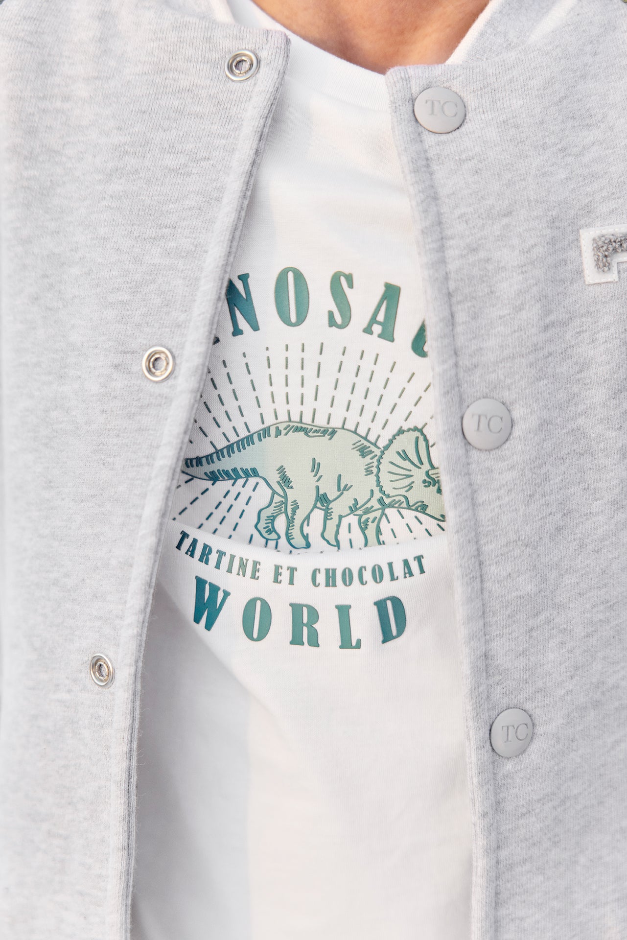 T-Shirt - Ecru Dinosaurierwelt