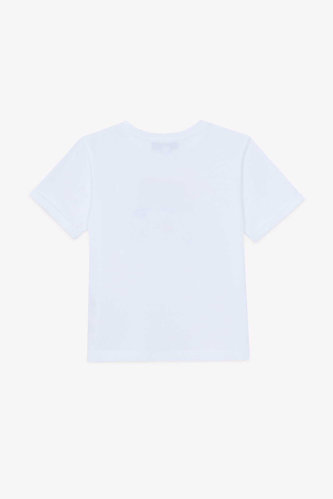T-Shirt - Blau Wolkenbaumwolle Illustration Reisender