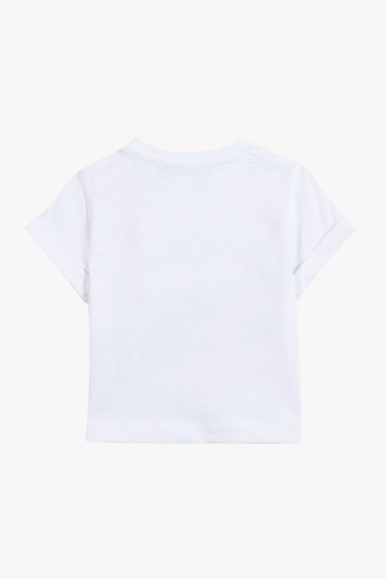 T-shirt - Wit Tekening badminton