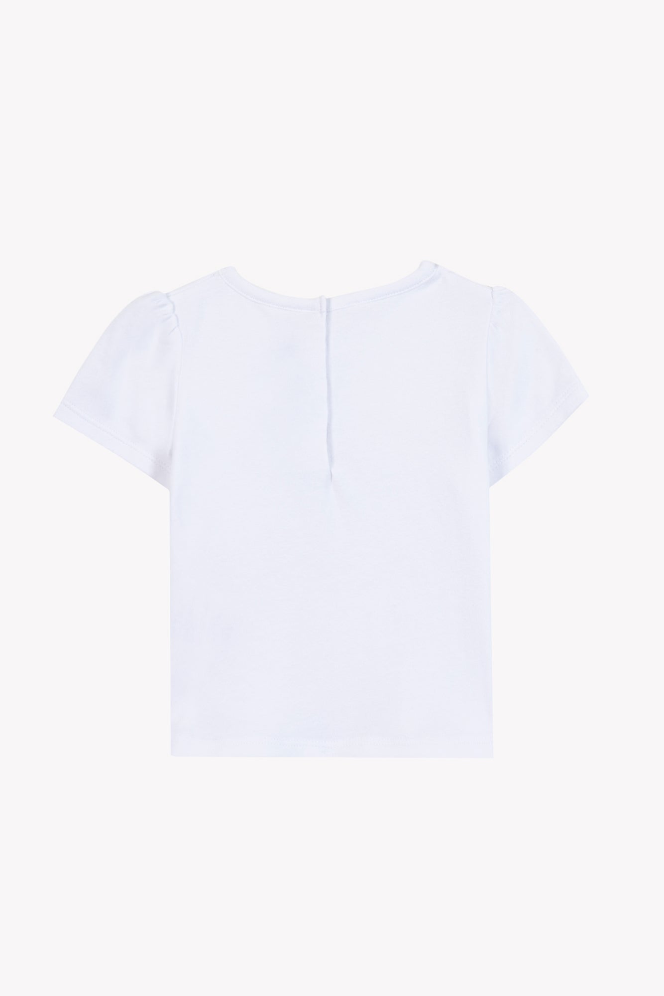 Camiseta - Blanco Ilustración ratón la playa