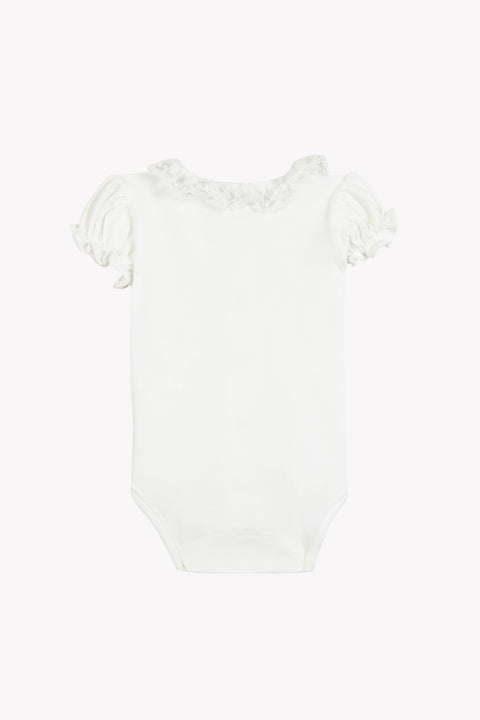 Body - Ecru Baumwolle Stickerei - Image principale