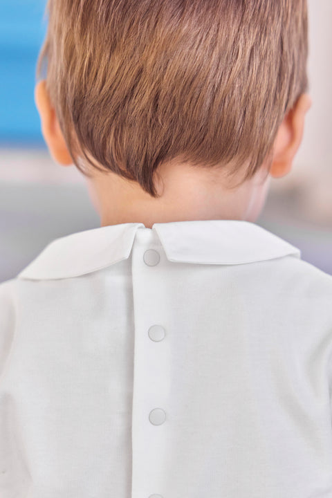 Body - Ecru Stickerei Dinosaurier - Image principale