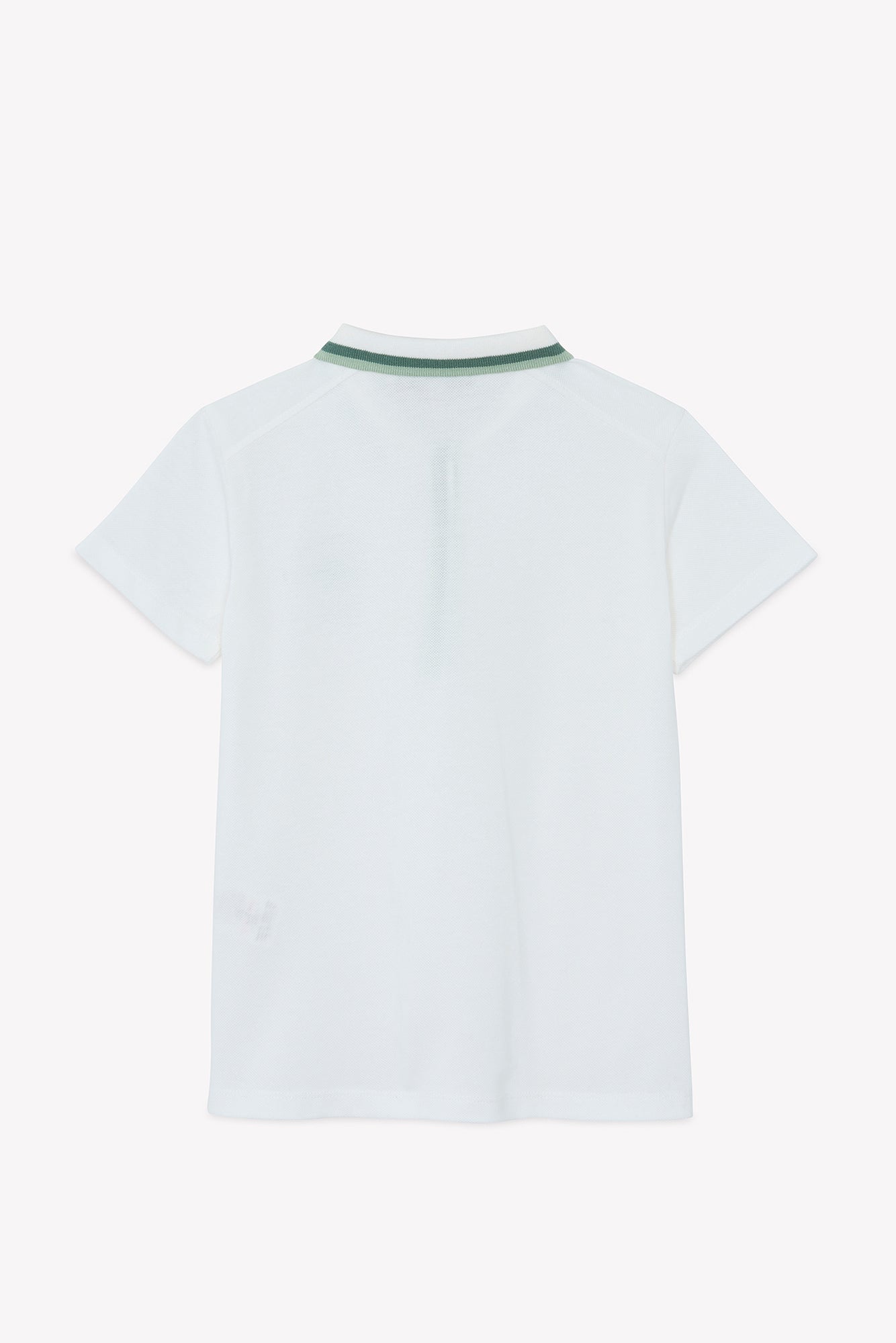 Poloshirt - Ecru Baumwolle DruckEntdecker