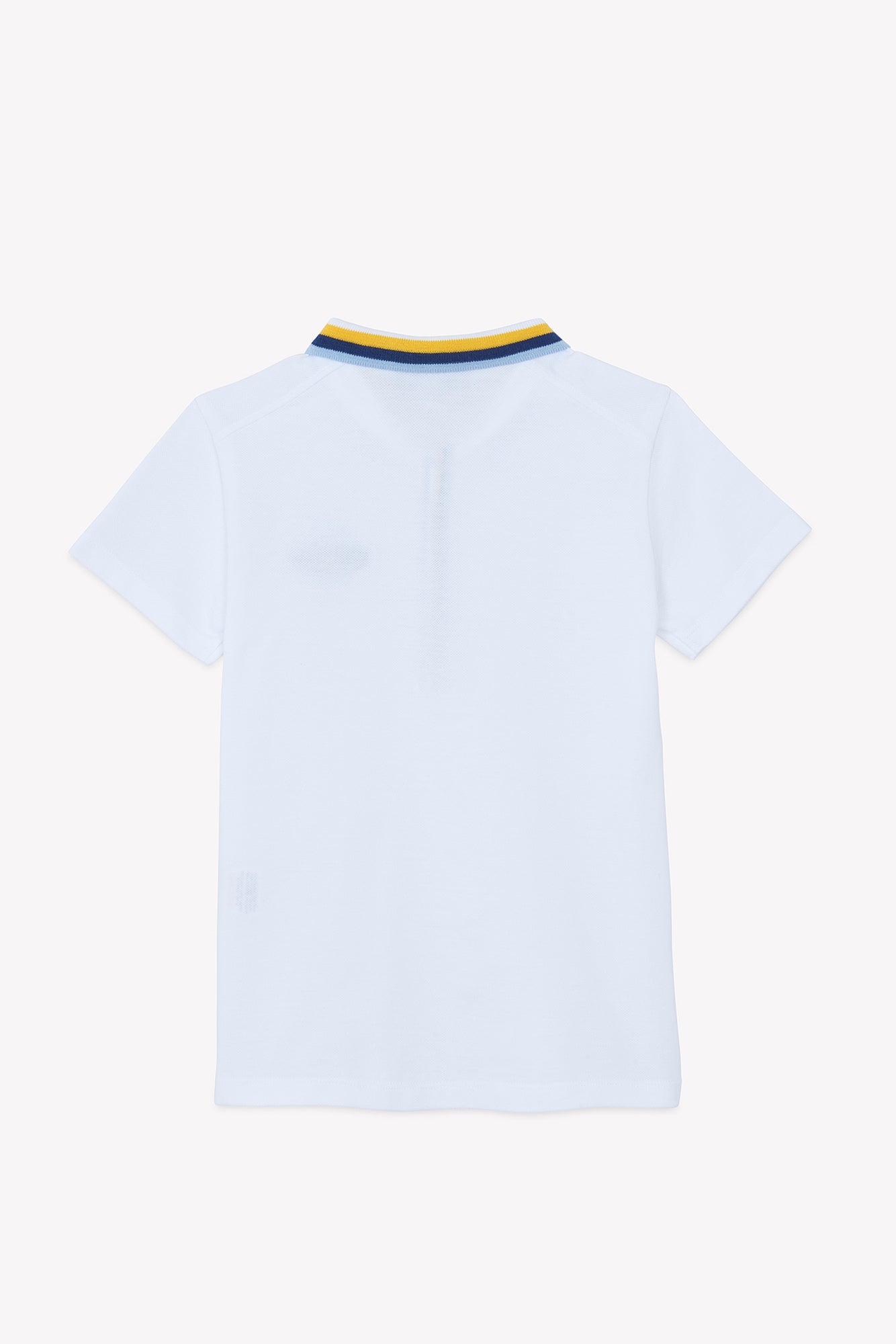 Poloshirt - Weiss Surfer-Baumwolle