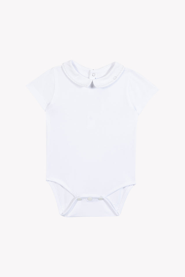 Body - Weiss Baumwolle Spitzkragen TC - Image principale