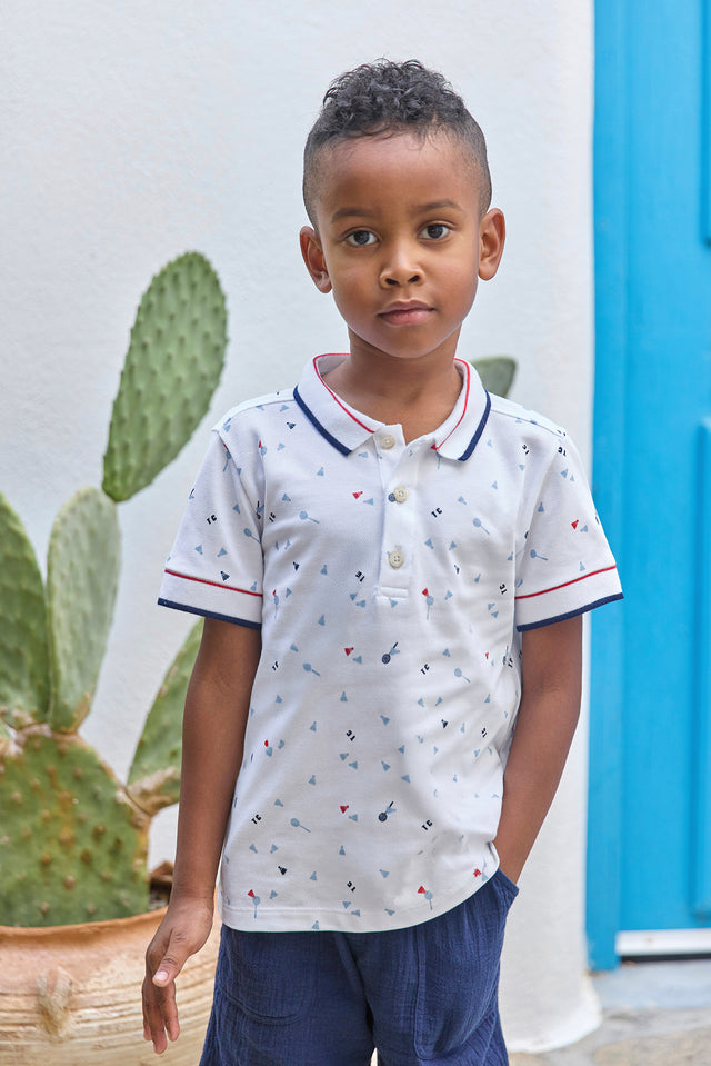 Poloshirt - Weiss Baumwollsportverein - Image principale