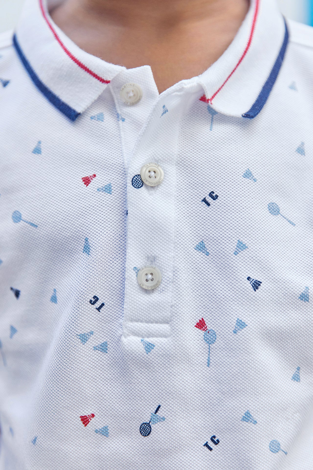 Poloshirt - Weiss Baumwollsportverein