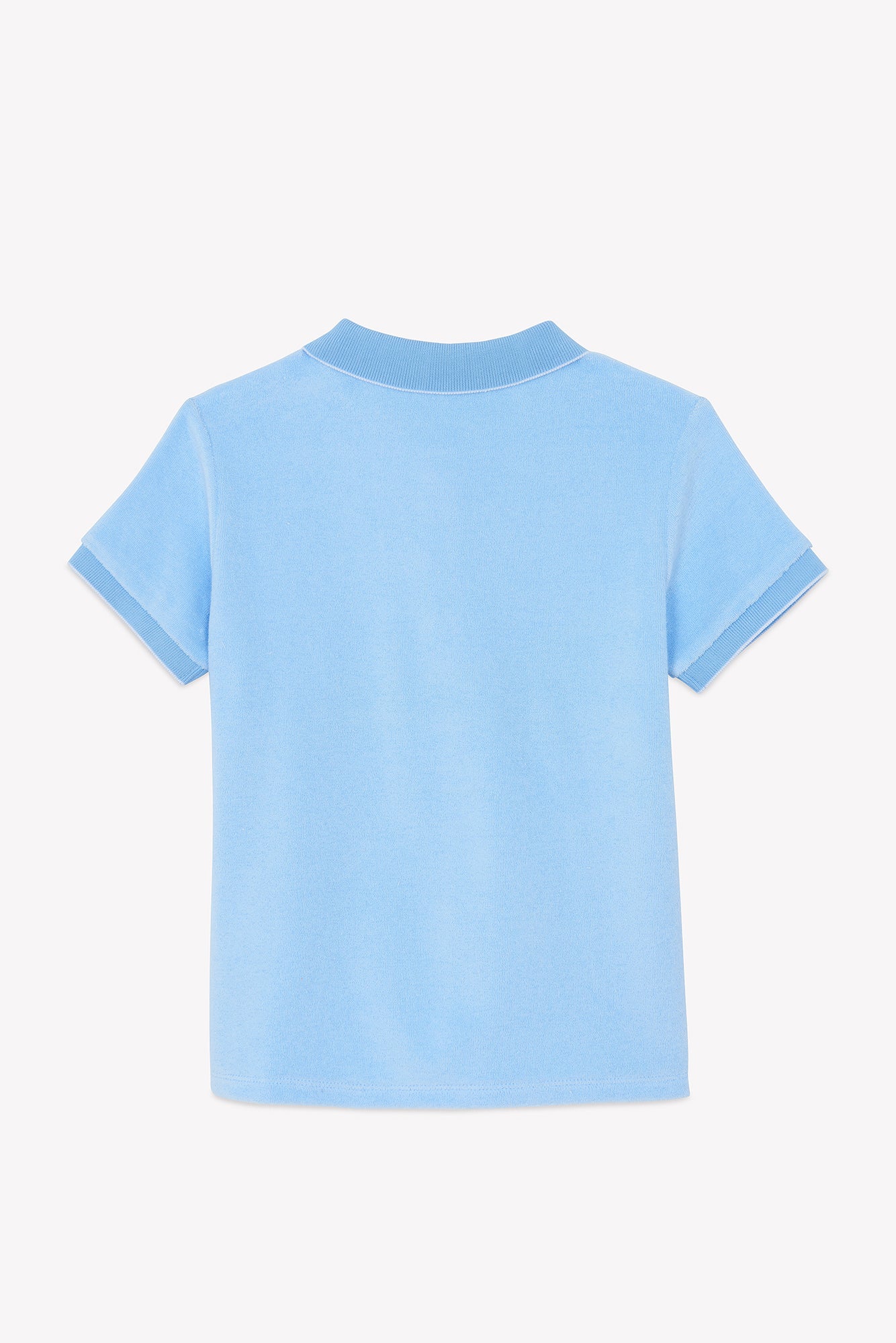 Poloshirt - Blau Igel aus Wolkenbaumwolle