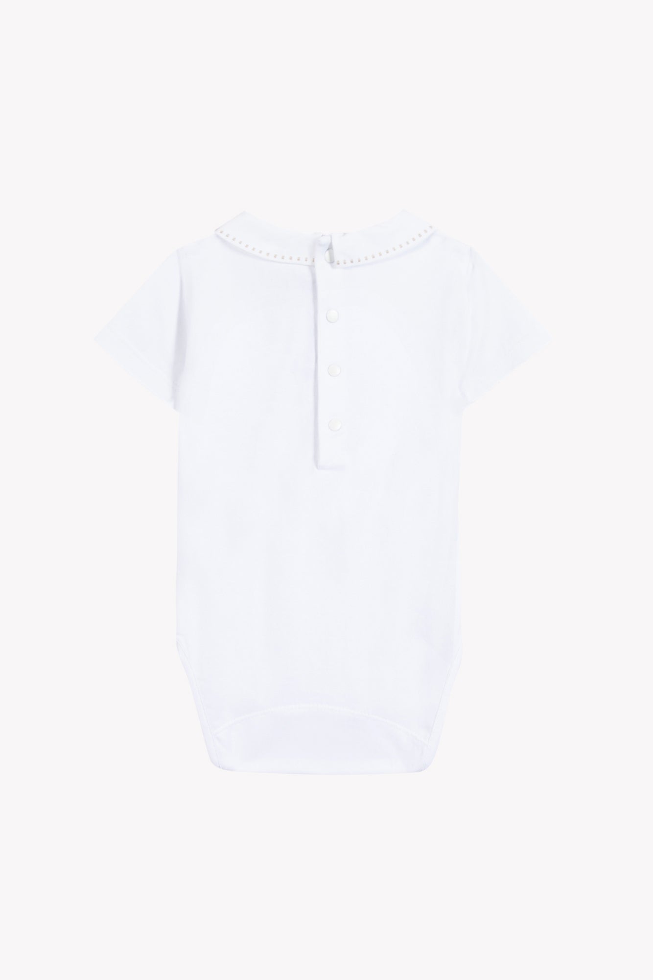 Body - Weiss Baumwolle Spitzkragen