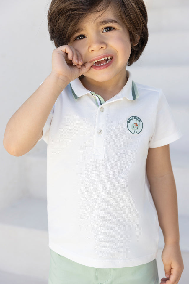 Polo - Ecru coton explorateur - Image principale