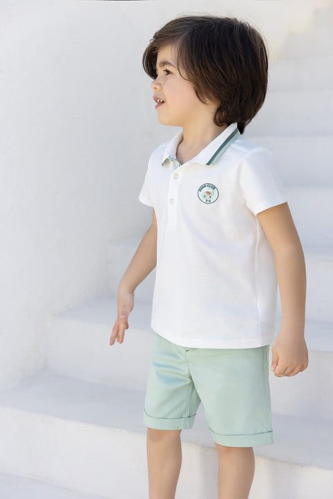 Polo - Ecru coton explorateur - Image principale