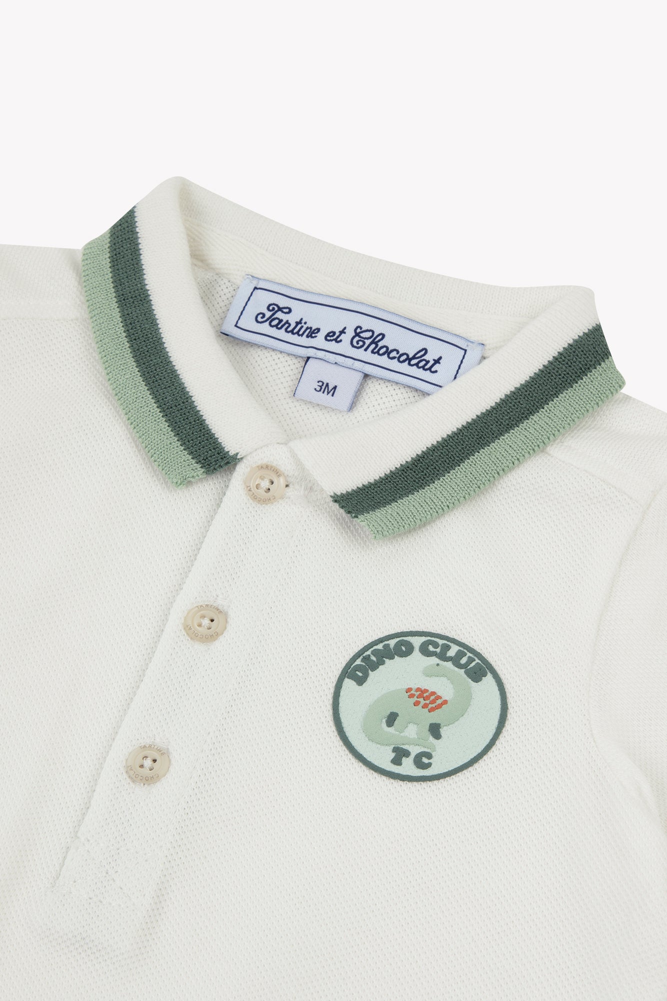 Poloshirt - Ecru Explorer-Baumwolle