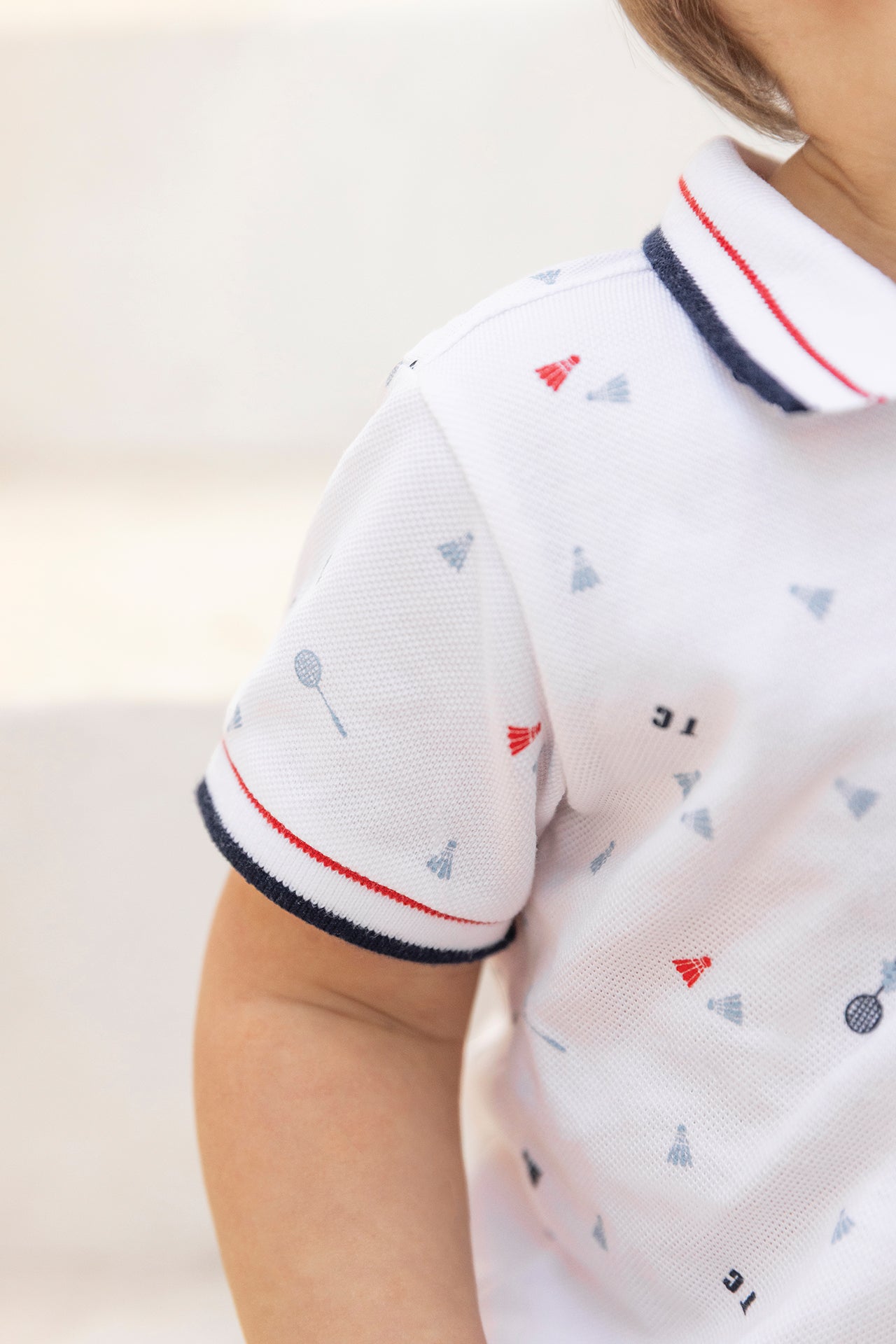 Polo - Blanc coton sport club
