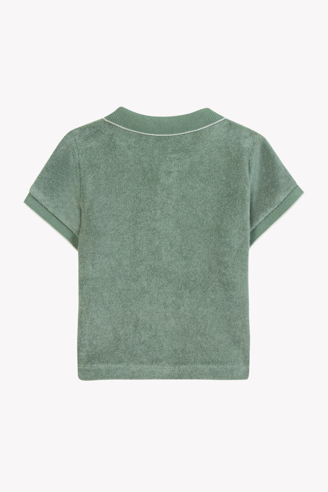 Poloshirt – Khakifarbene Baumwolle