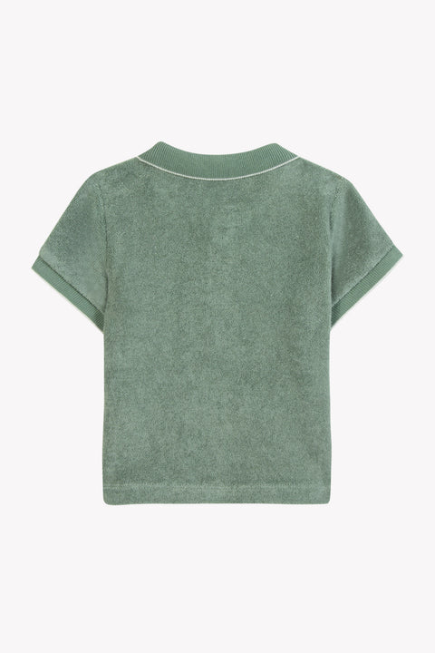 Poloshirt - Kaki katoen - Image principale