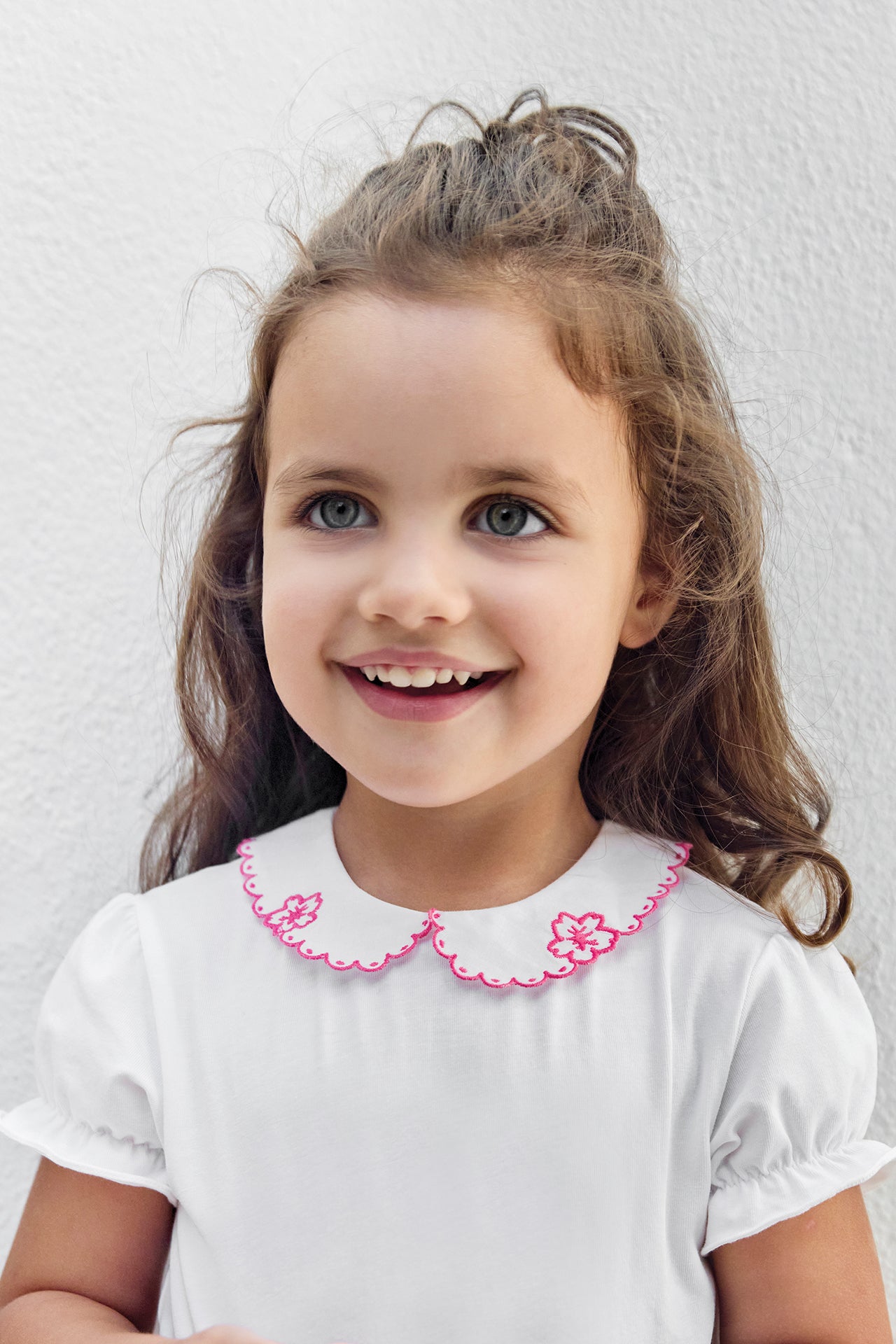 Body - Rosa Peter-Pan-Kragen