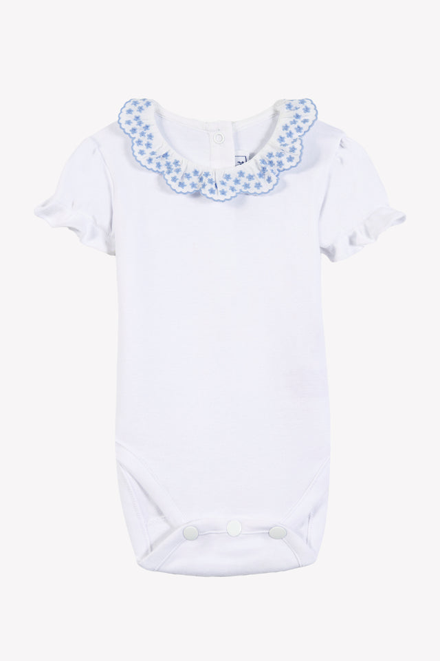 Body - Blanc col broderie - Image principale