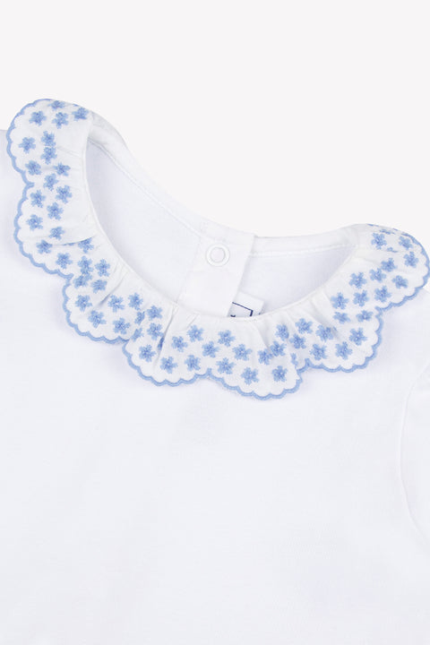 Body - Blanc col broderie - Image principale