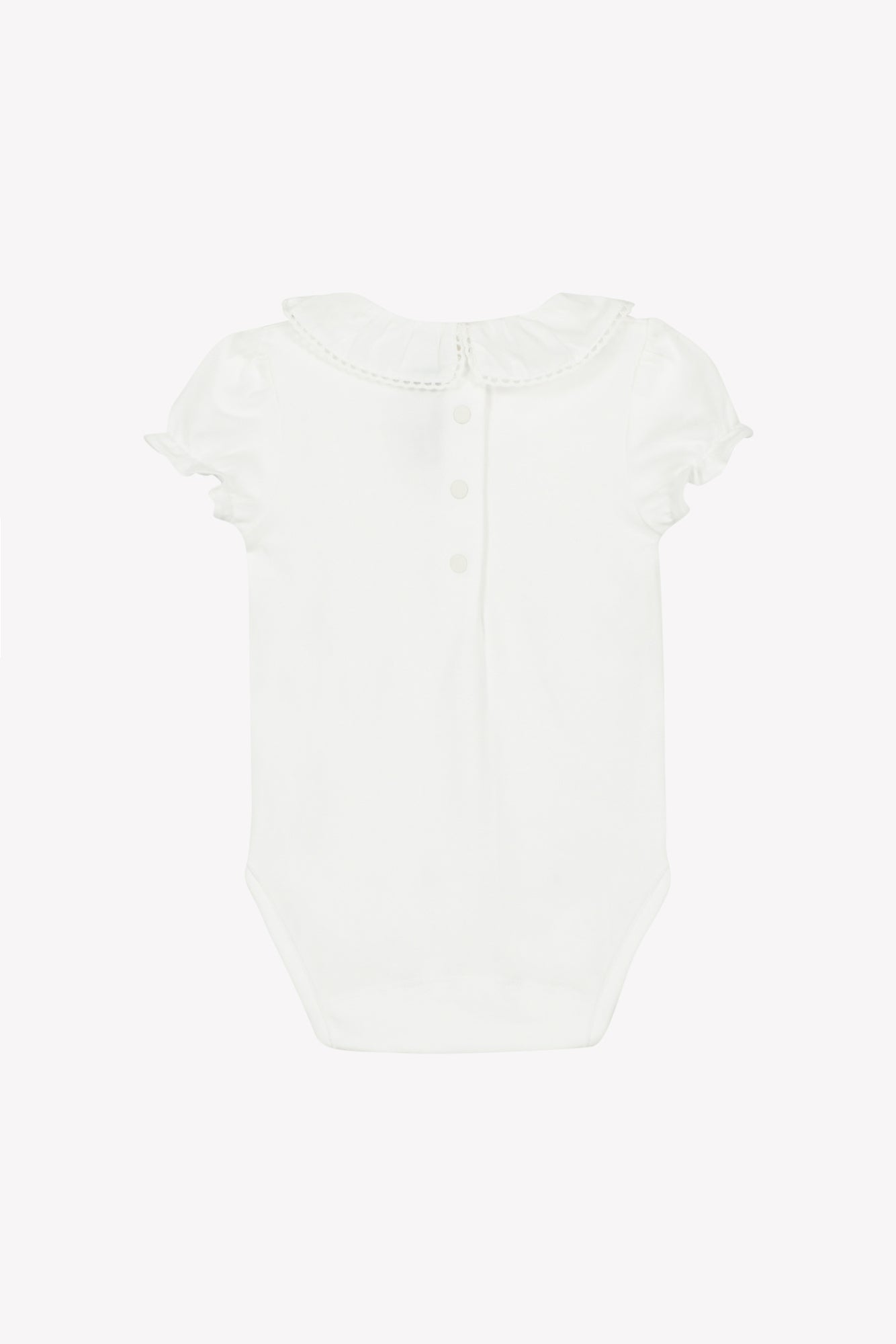 Body - Ecru Baumwolle Kragen fliegen