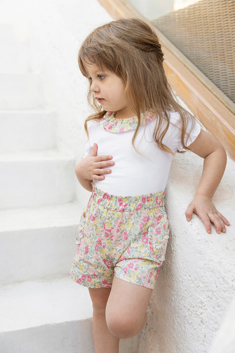 Short - Coton imprimé tissu liberty - Image principale