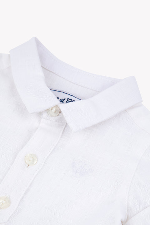 Shirt - Weiss Leinen - Image principale