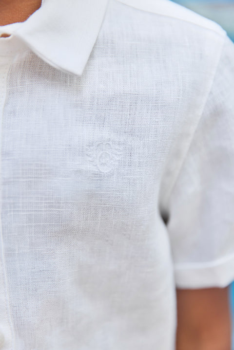 Chemise - Blanc lin - Image principale