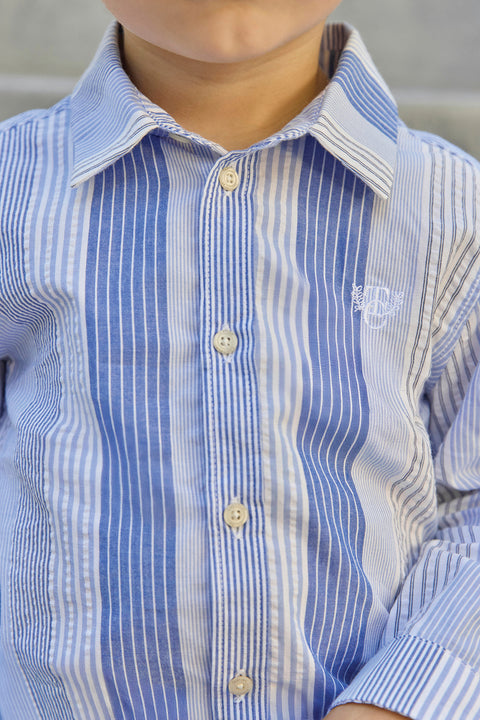 Shirt - Blau Streifens TC-Abzeichen - Image principale