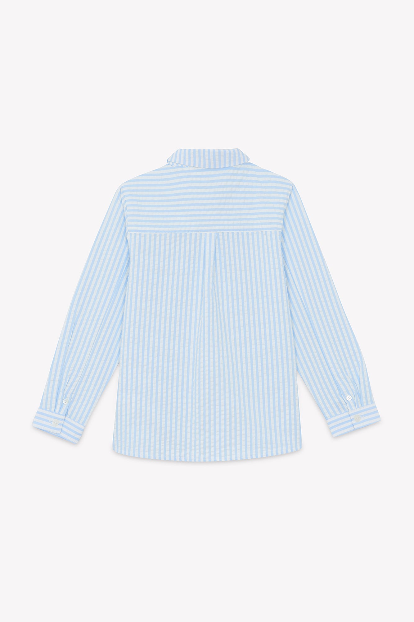 Shirt - Blau Wolke Streifens TC-Abzeichen