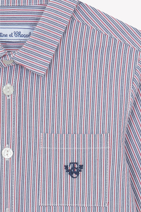 Shirt - Orange Streifens - Image principale