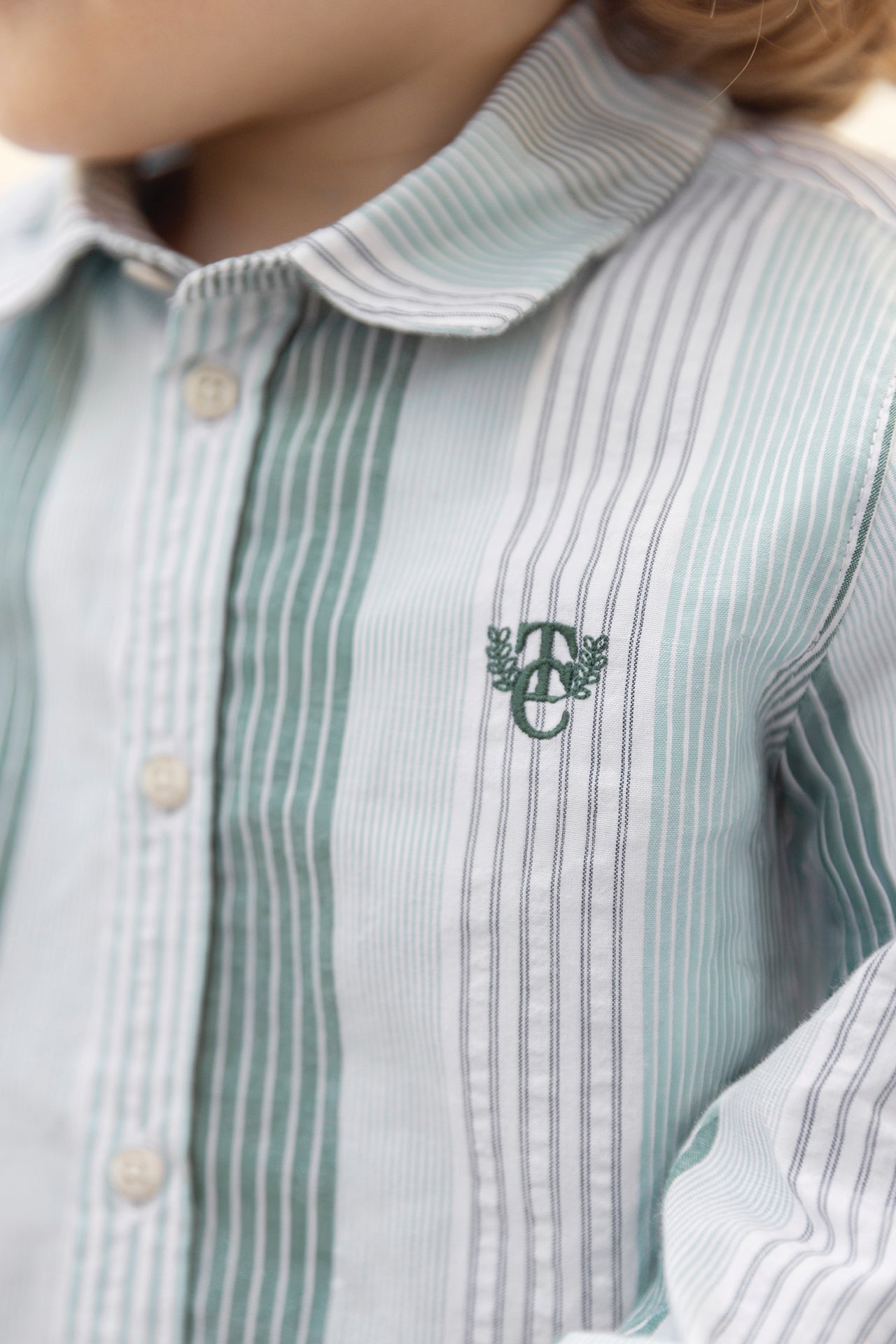 Chemise - Kaki coton écusson TC