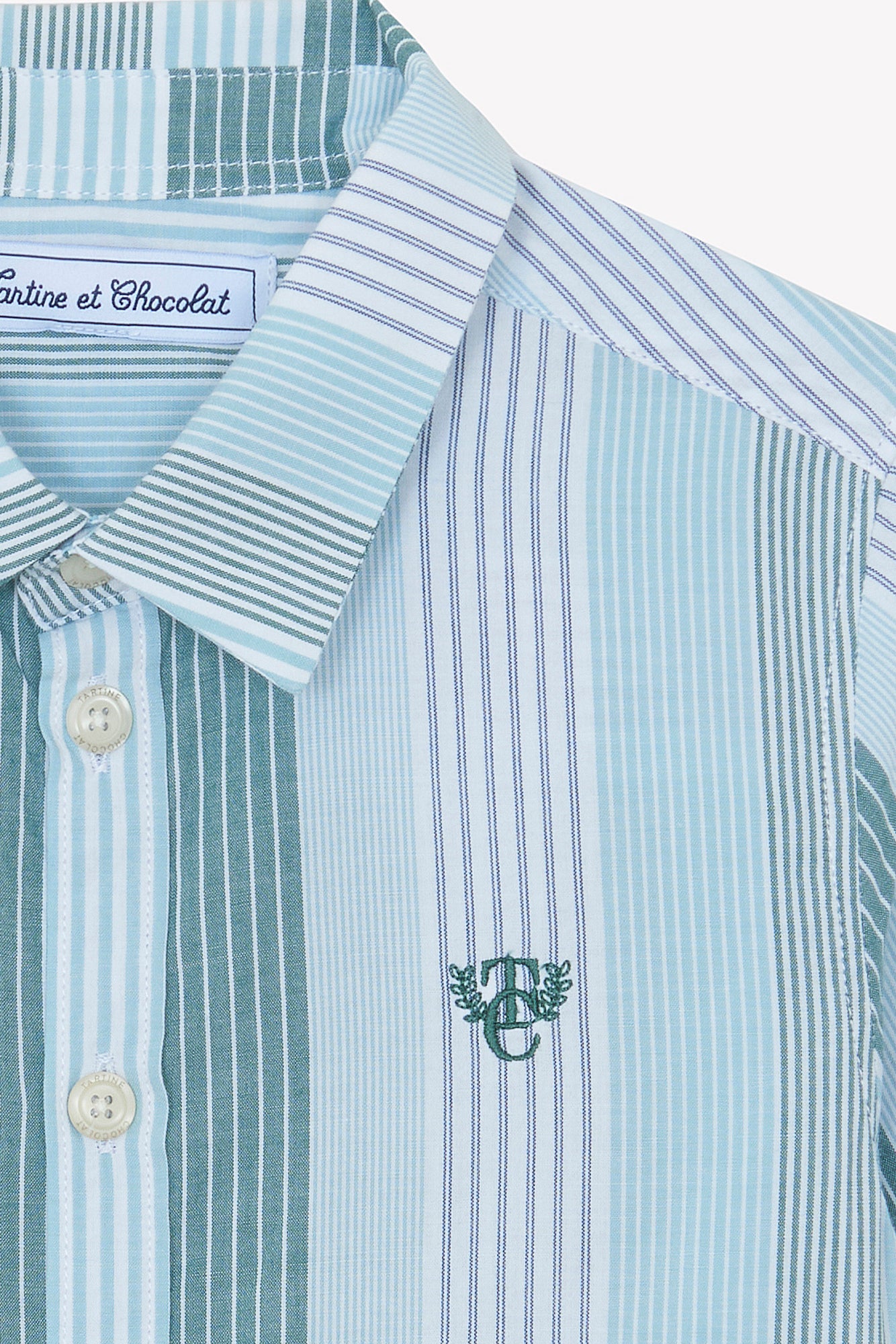 Shirt - Khaki Streifens TC-Abzeichen