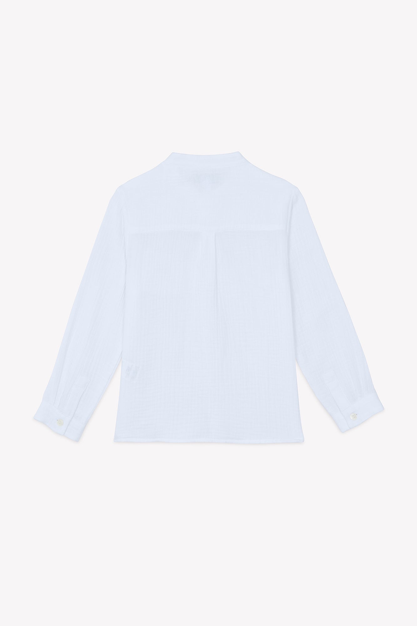 Shirt - Wit Mao kraag