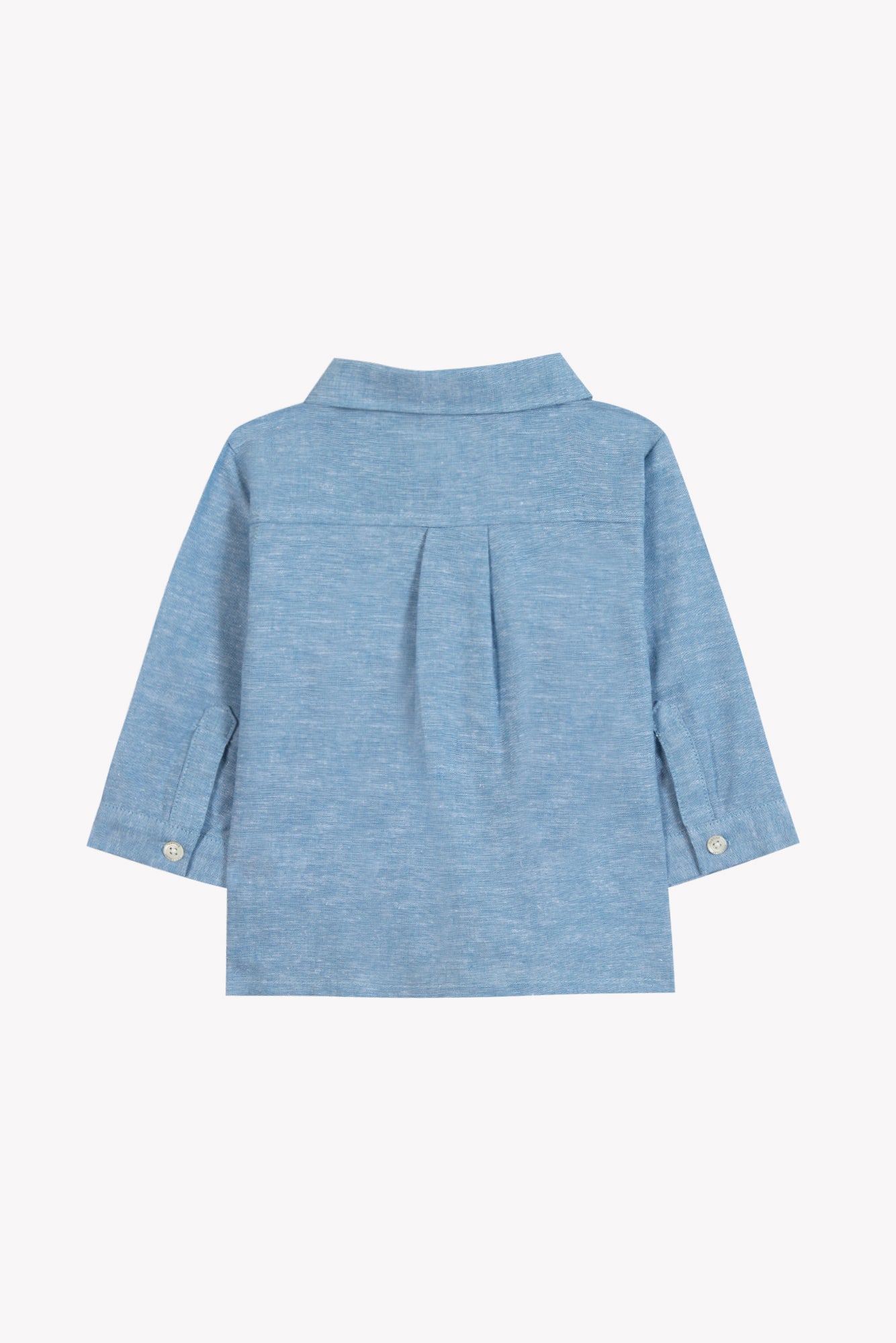 Shirt - Blau TC-Patch-Baumwolle