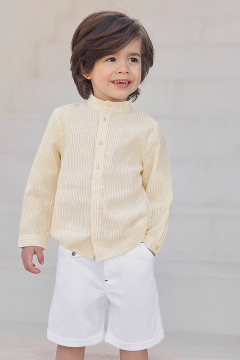 Chemise - Soleil lin rayures - Image principale