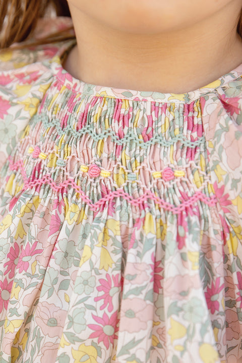 Blouse - Citrus cotton Print fabric Liberty - Image principale