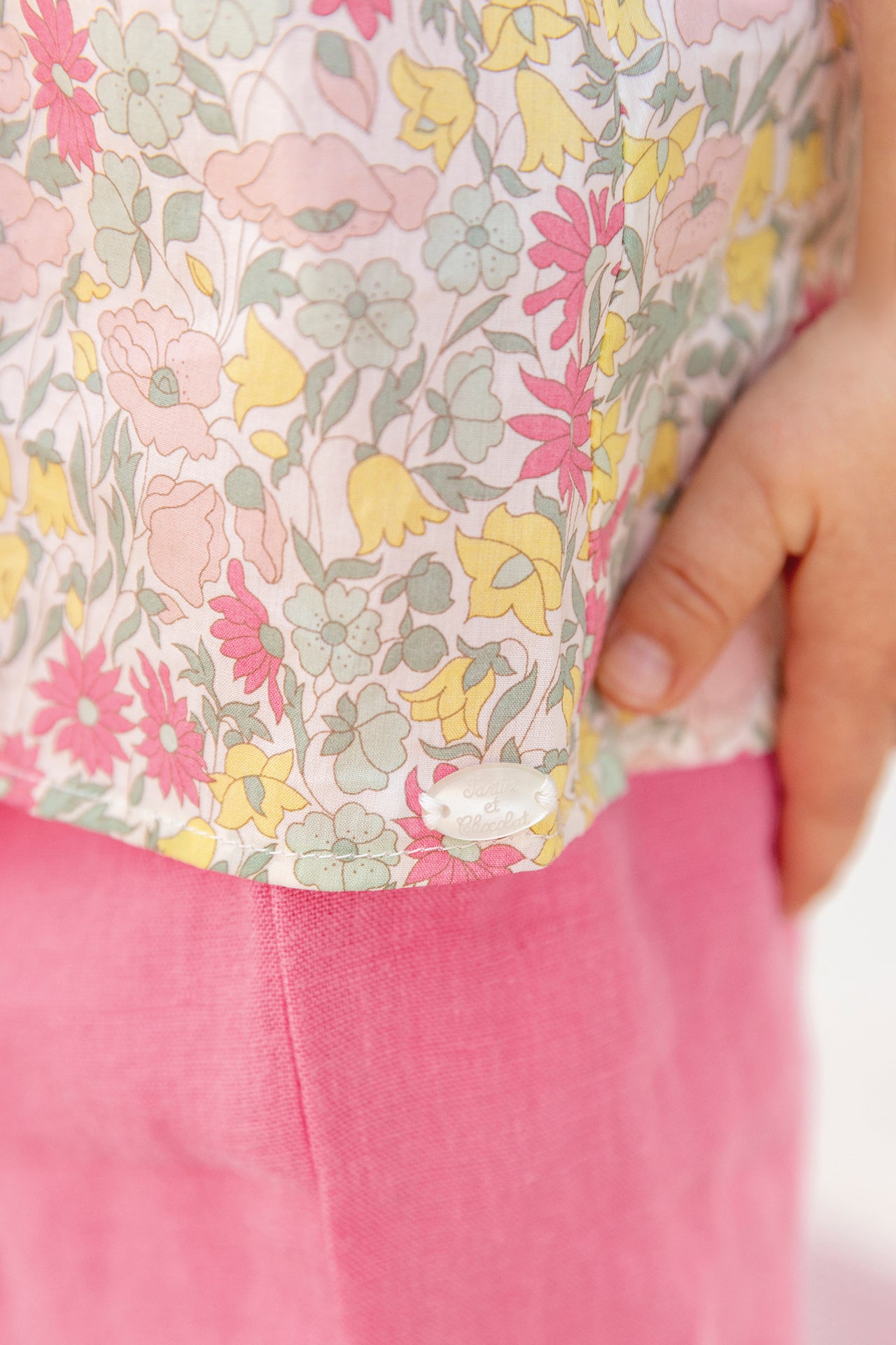 Camicietta - Tessuto stampato in cotone agrumi Liberty
