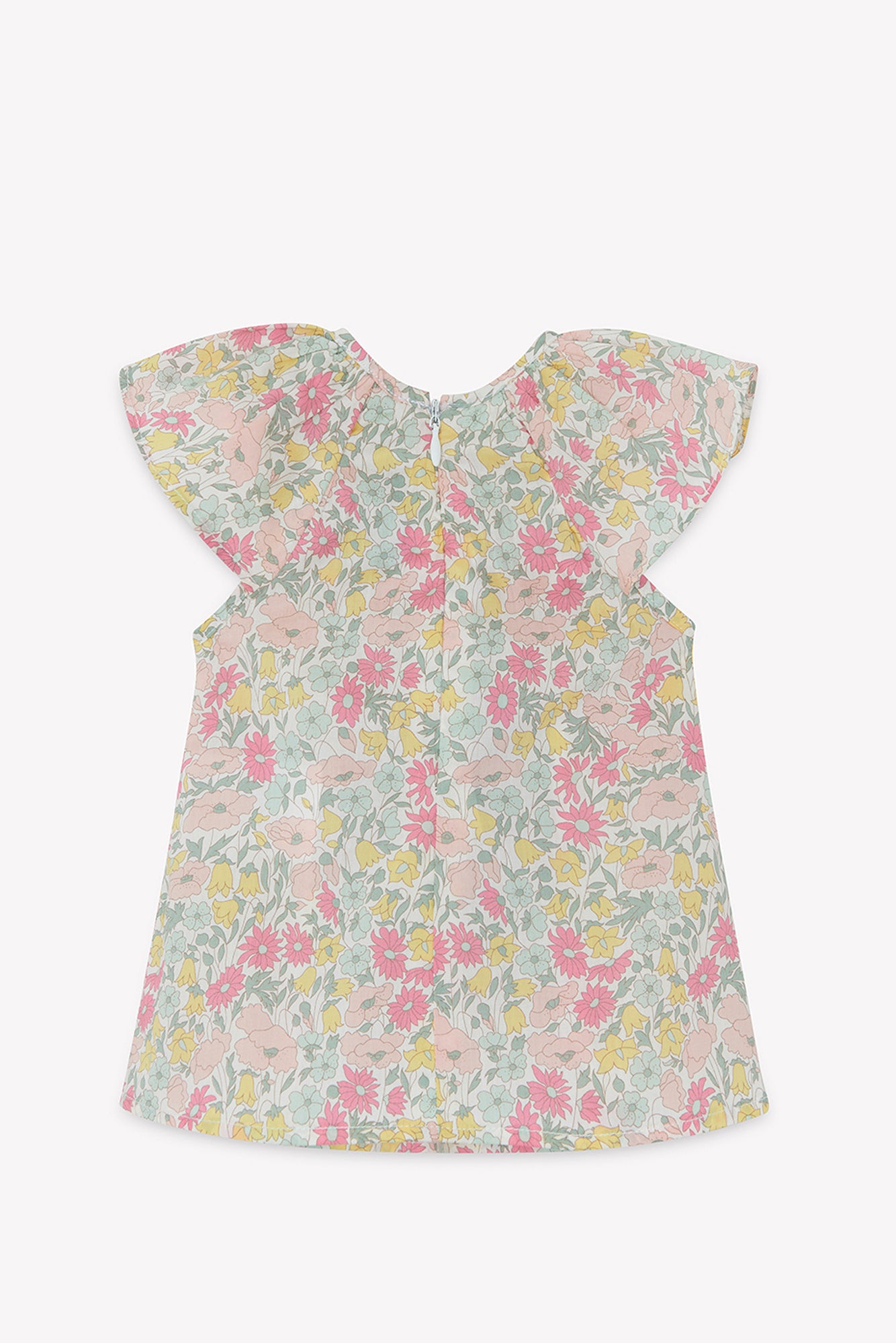 Blusa - Algodón cítrico Estampado tela Liberty