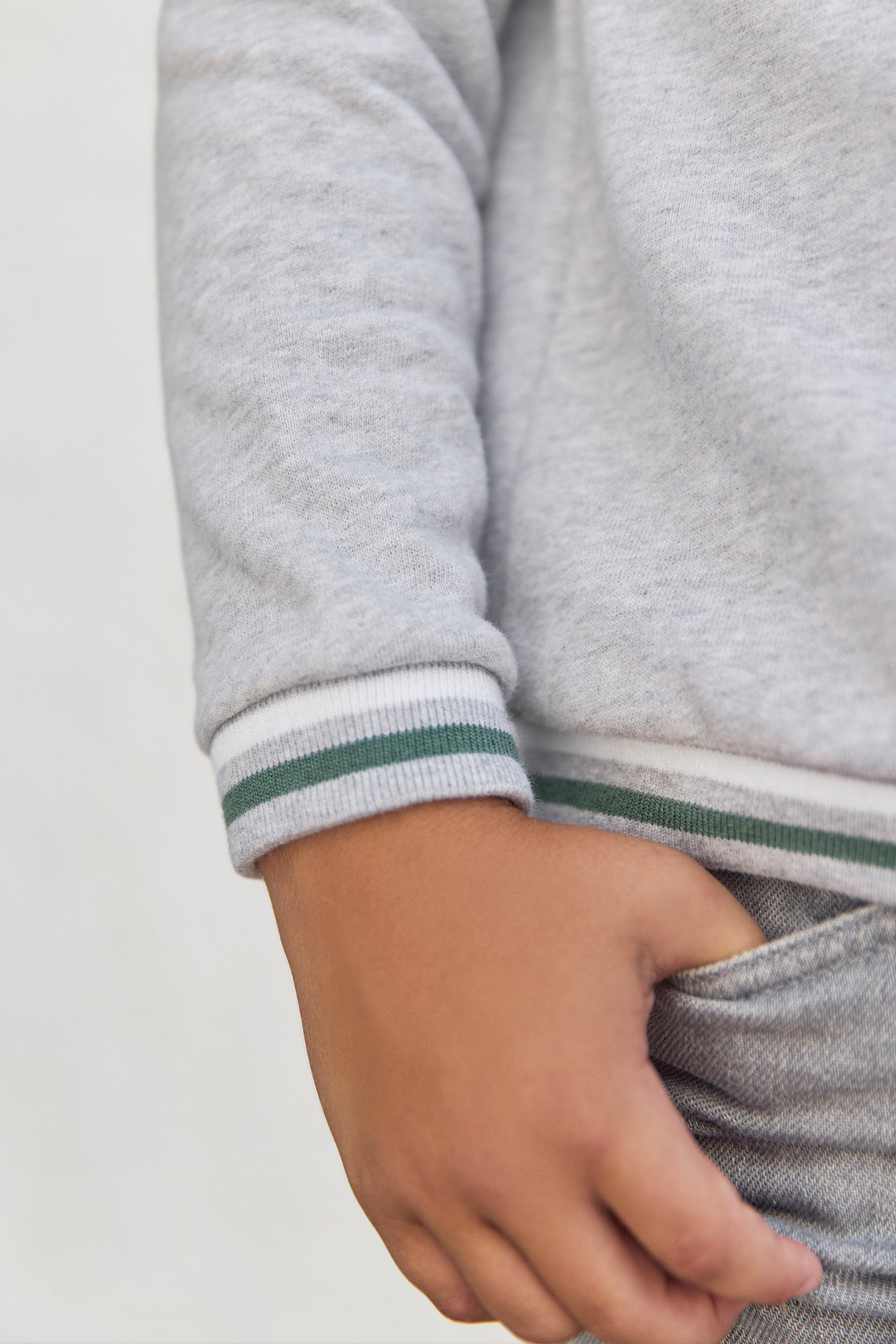 Sweatshirt - Grau Heather Dino Club