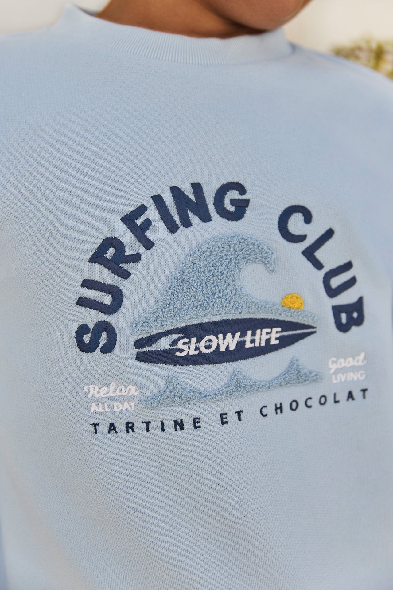 Sweatshirt - Blau Cloud Cotton Surfclub