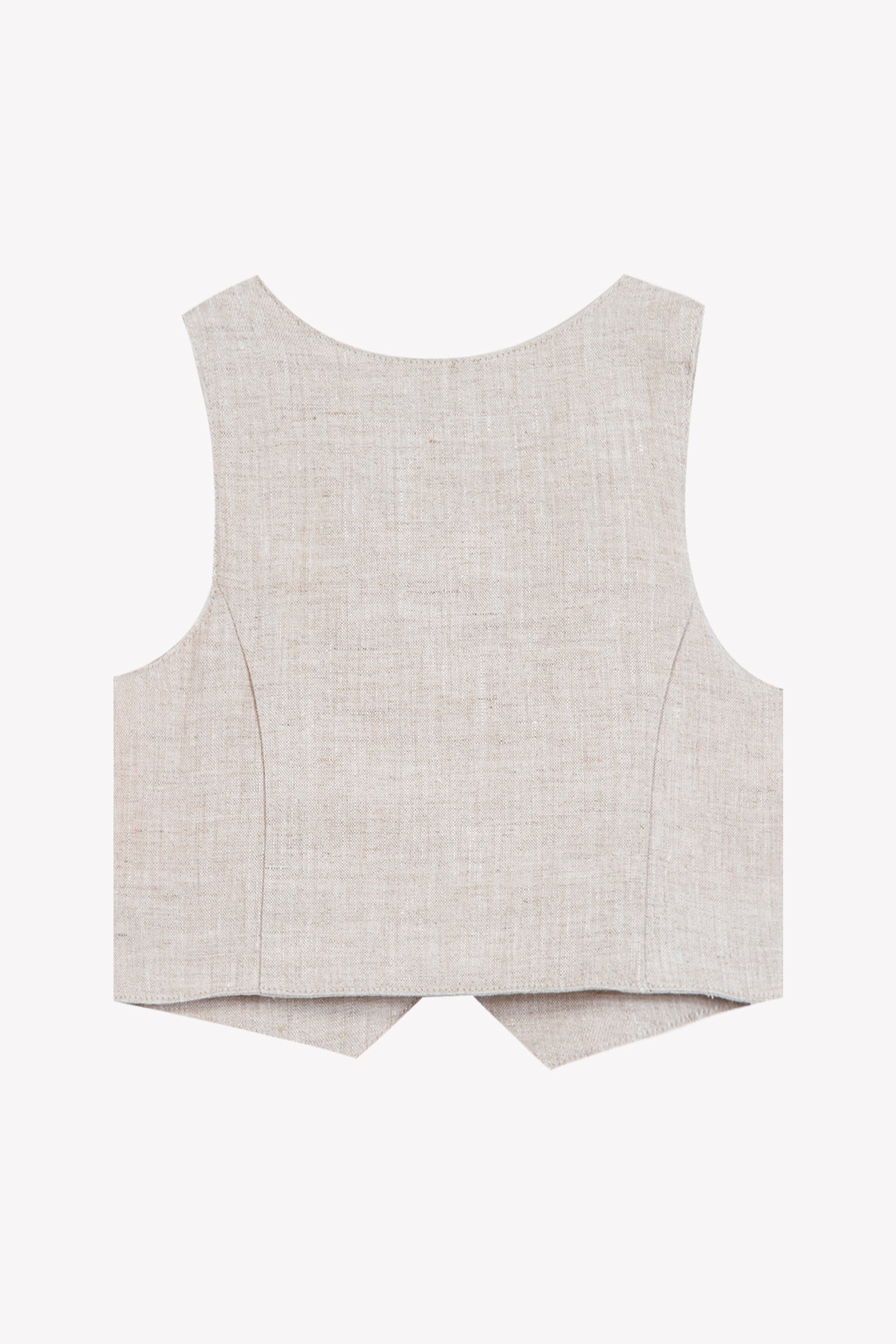 Gilet - Sable lin cérémonie