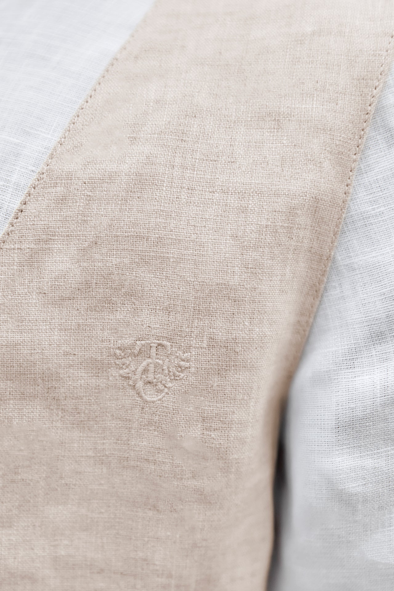 Weste - Sand Leinen Zeremonie