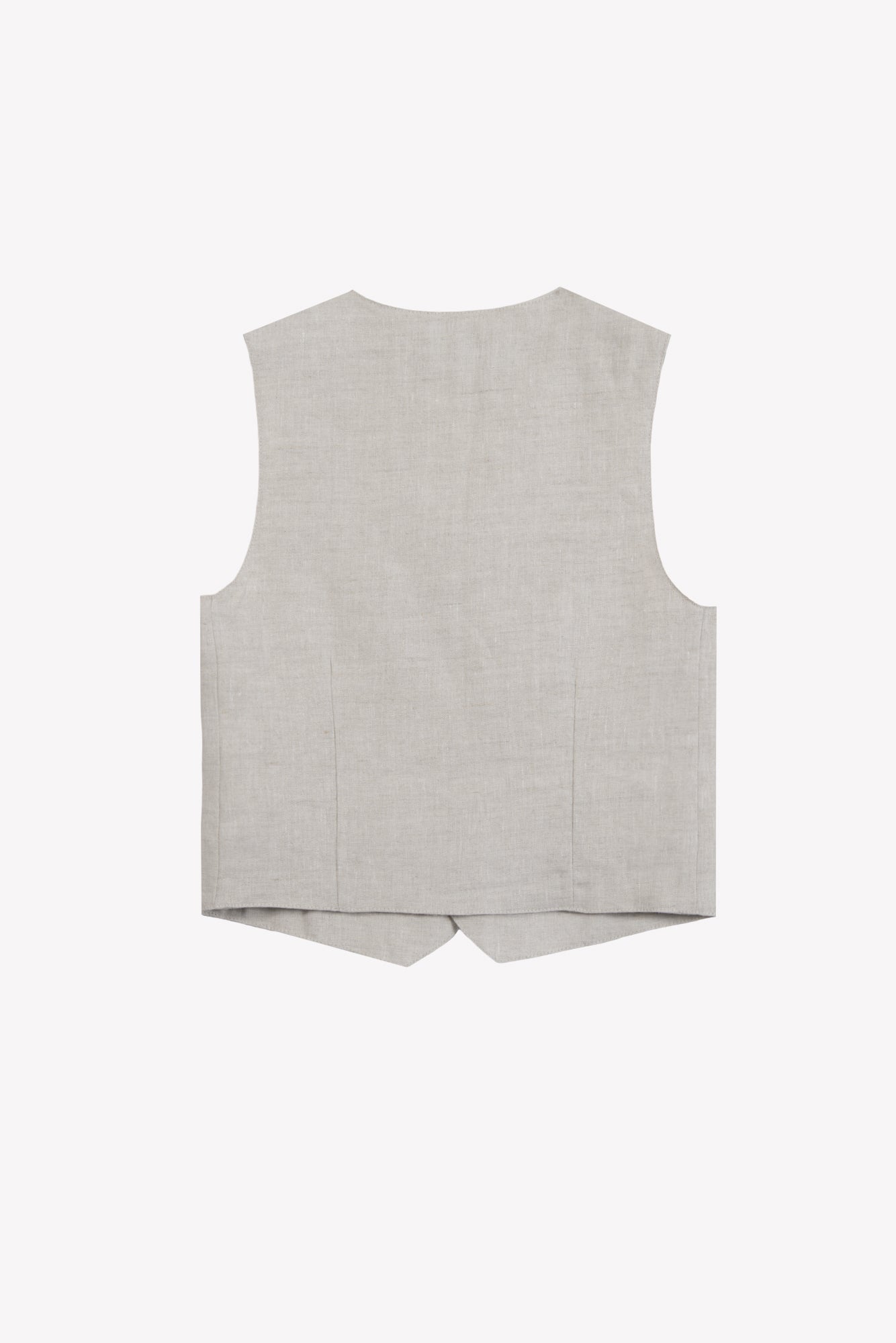 Weste - Sand Leinen Zeremonie