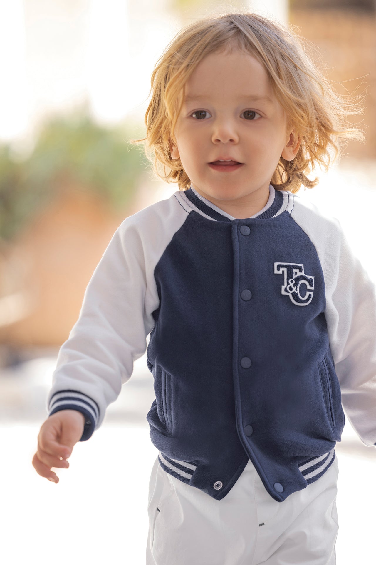 Gilet - Marine coton écusson TC