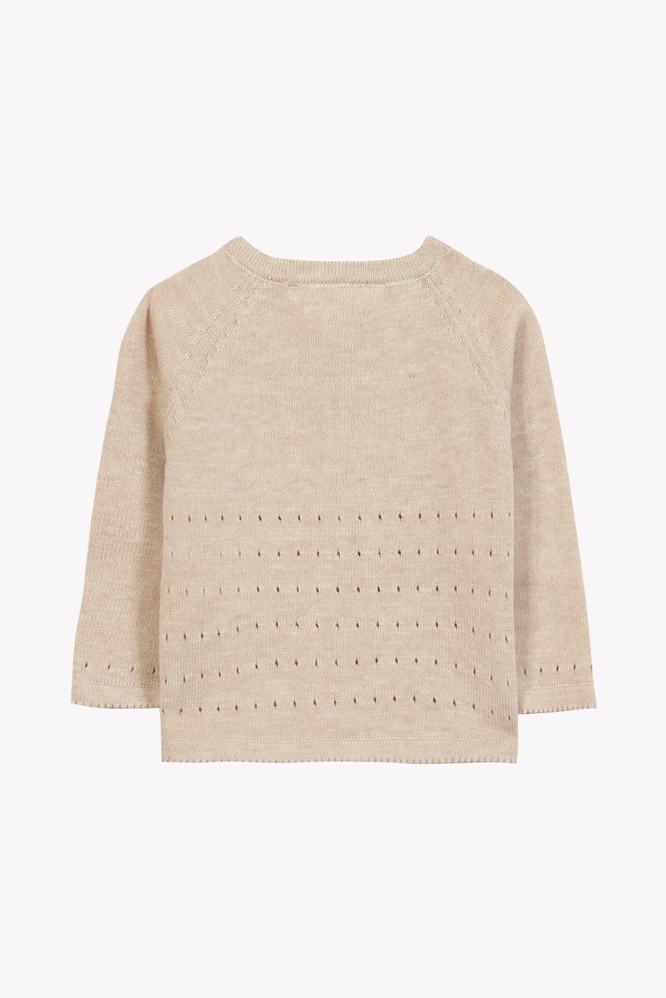 Weste - Beige Heidekraut durchbrochen