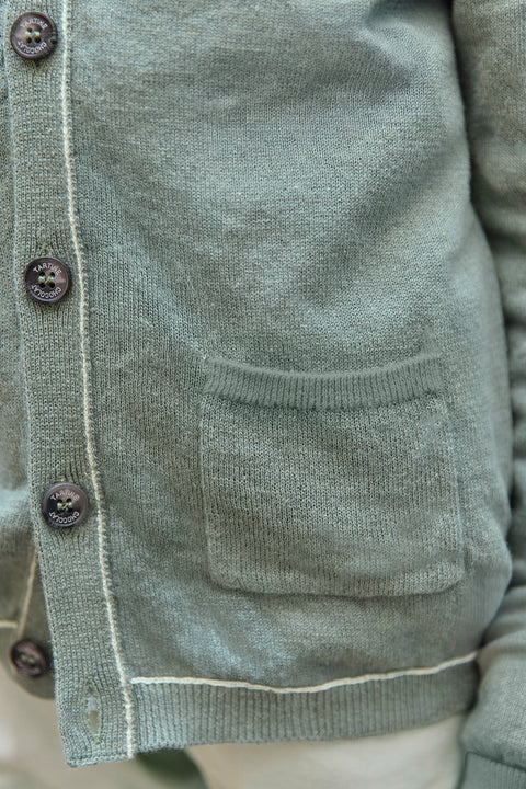 Gilet - Kaki lin - Image principale