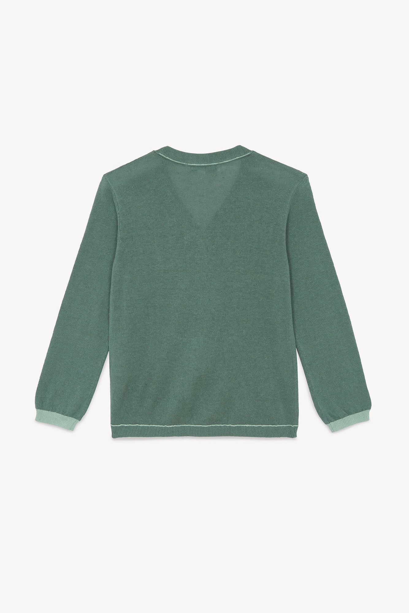 Weste - Khaki Leinen