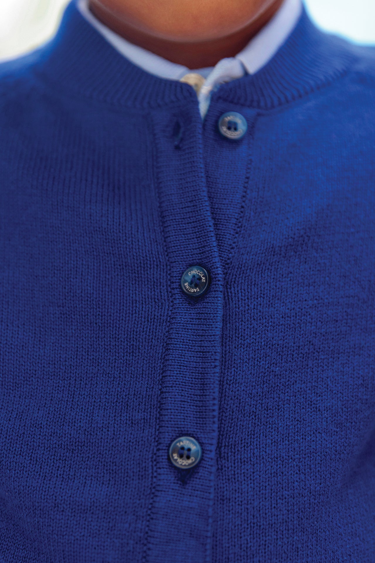 Weste - Marineblau Baumwolle