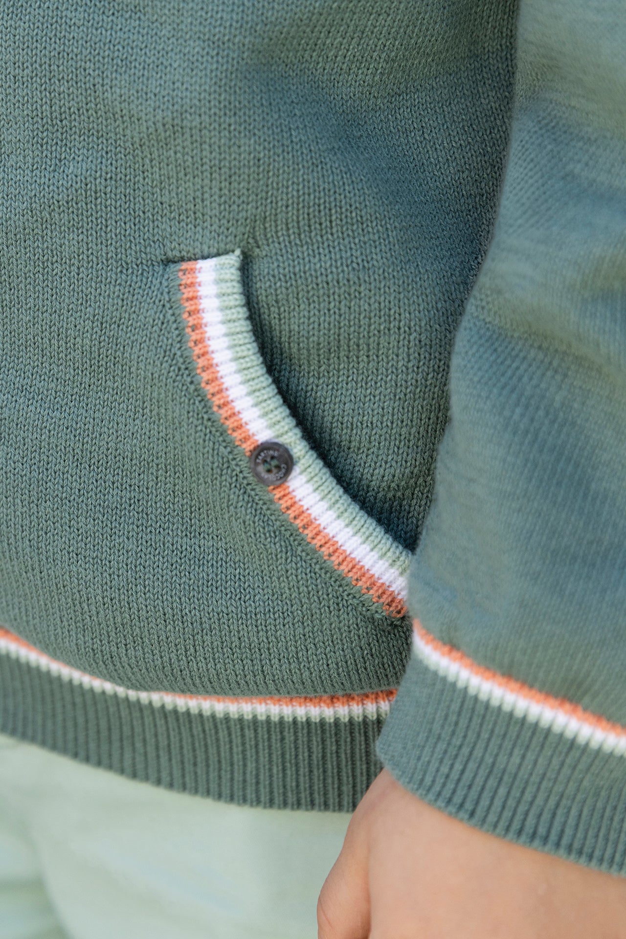 Cardigan - Cotton khaki