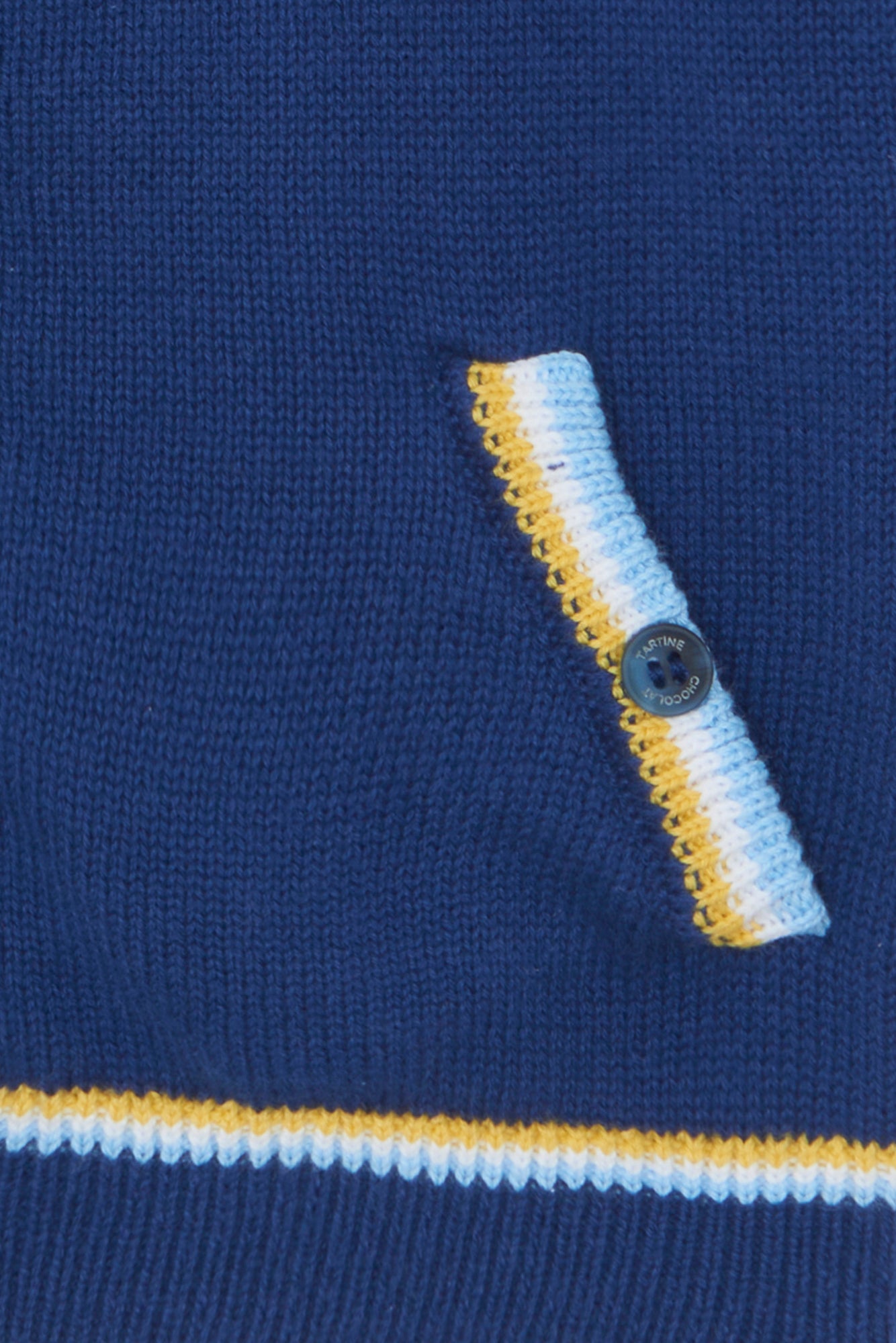 Weste - Marineblau Baumwolle