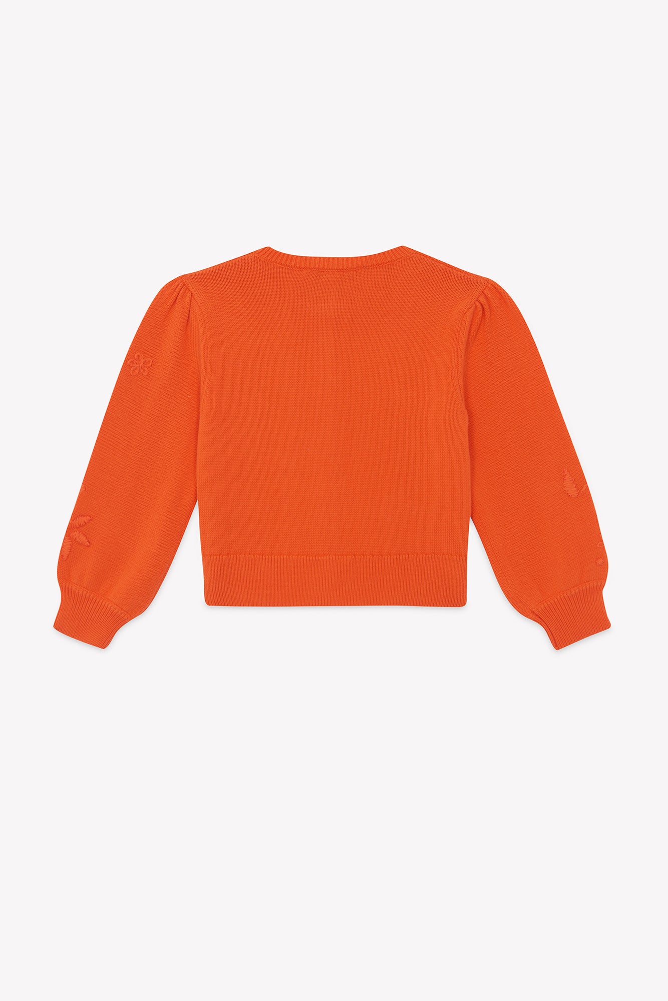 Vest - Oranje Borduurwerk tropisch